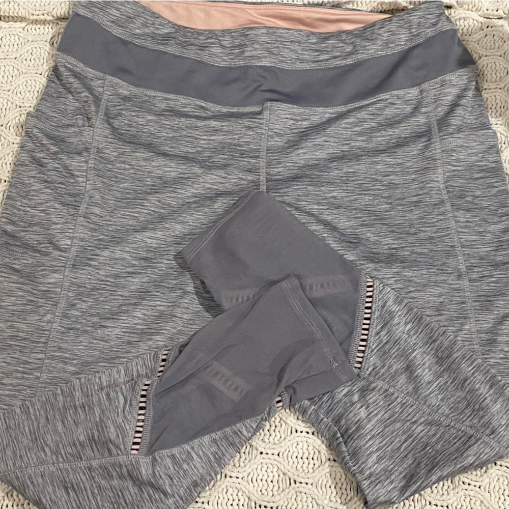 Gina Grey and Pink leggings